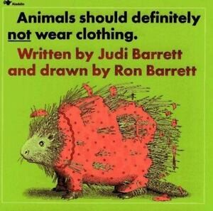 Animals should definitely not wear clothing