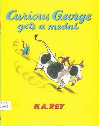 Curious George gets a medal