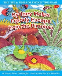 Sydney Helps Freddy Escape from Piranhas