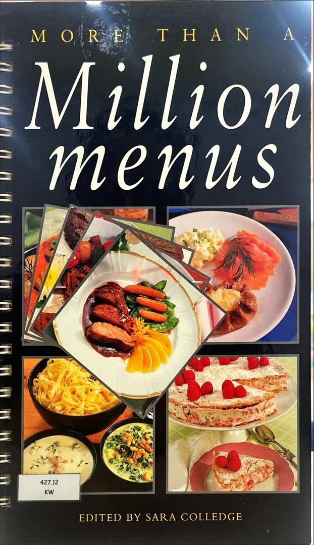 More Than A Million Menus