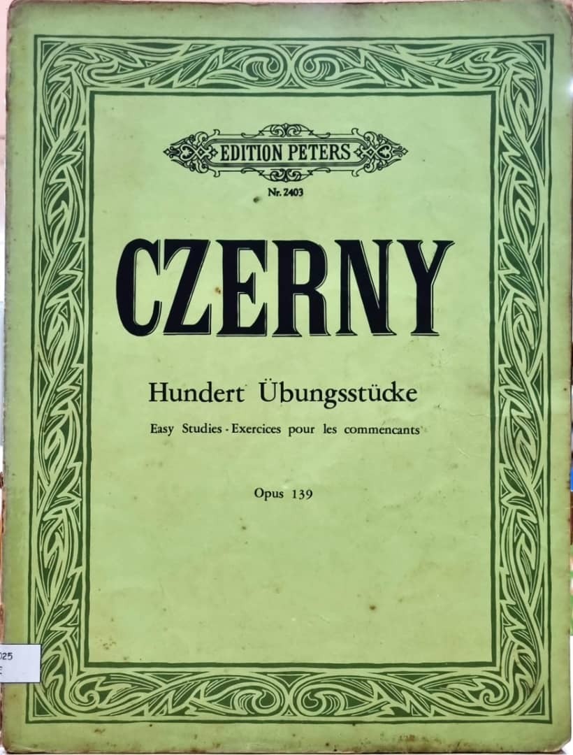 Czerny Hundert Ubungsstucke Opus 139