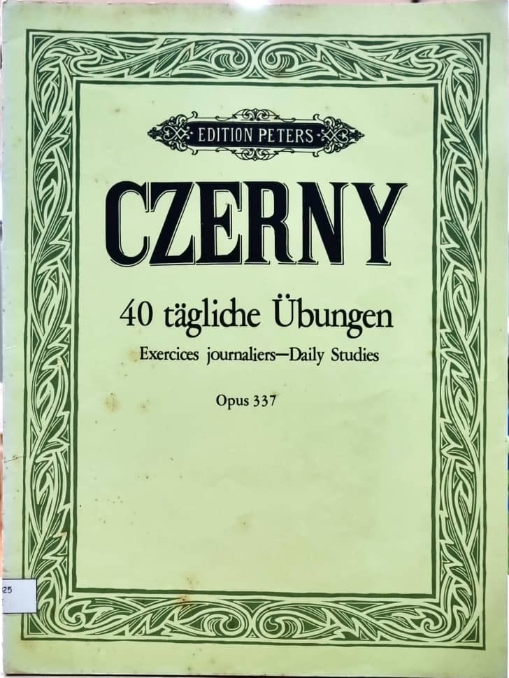 Czerny 40 tagliche Ubungen Exercices journaliers Daily Studies Opus 337